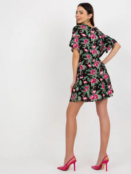 Dress-D73771M30306C-black-green
