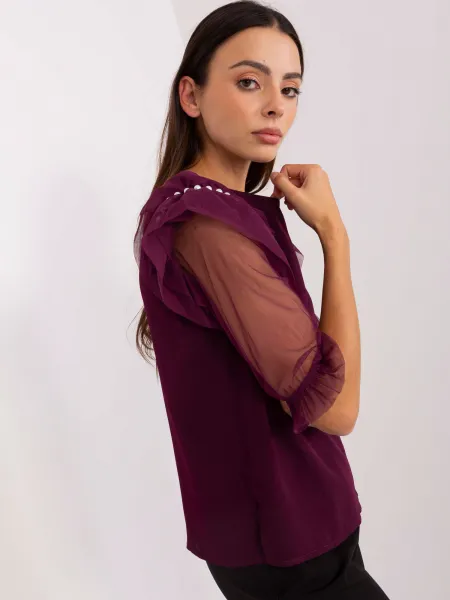 Blouse-LK-BZ-506682.26P-dark purple