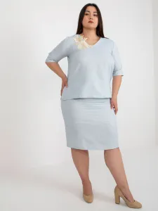 Blouse-LK-BZ-506692.32-light blue