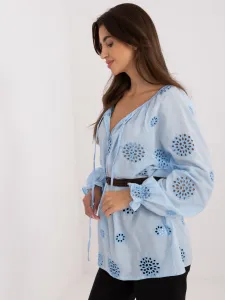 Blouse-LK-BZ-509747.80-light blue