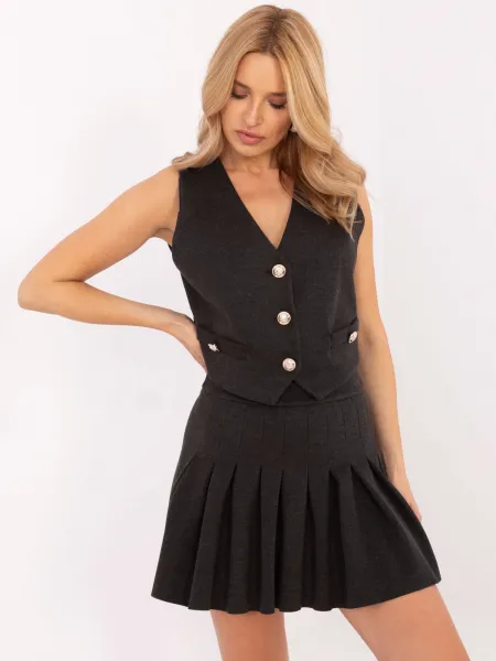 Skirt-DHJ-SD-A8791.32-dark gray