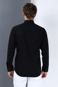 G785 DEWBERRY MEN'S SHIRT-BLACK-1