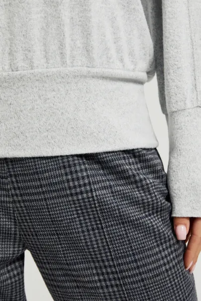 Marisse Women's Sweater Z-Sw-4560 L.Grey Mel