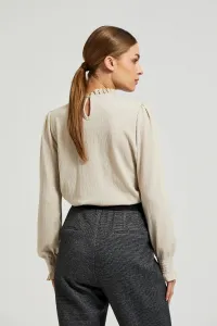 Marisse Women's Blouse Z-Ts-4515 L.Beige