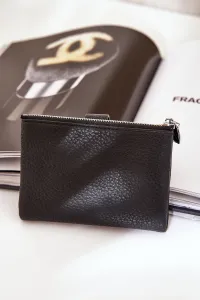 marka niezdefiniowana Eko kožená dámska peňaženka čierna Bronica