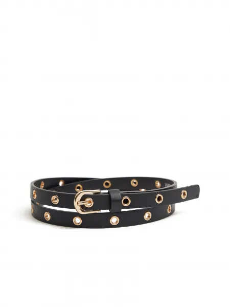 Light Brown and Black Women's Belt 2pcs ORSAY - Women's