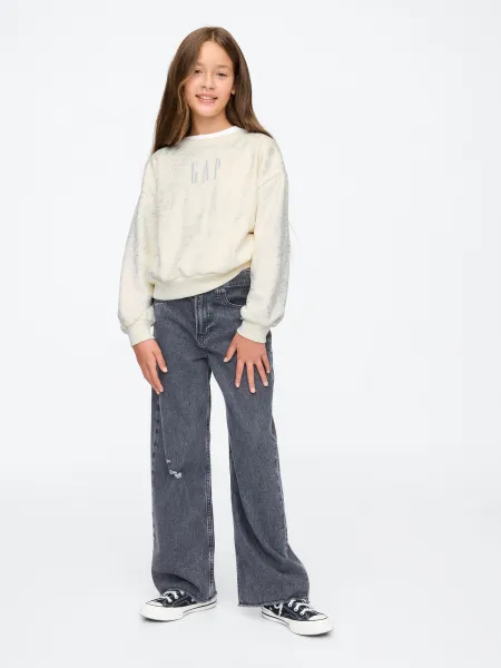 GAP Children's oversize sweatshirt with logo - Girls