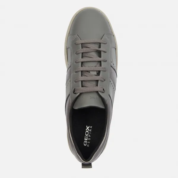 Dark gray women's sneakers Geox Skyley - Women's