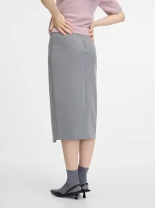 Sivá puzdrová midi sukňa ORSAY