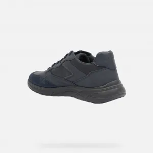 Blue men's sneakers Geox Portello - Men's