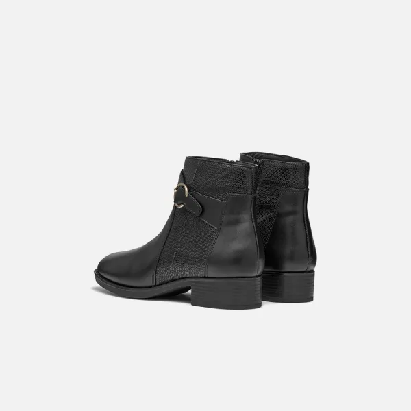 Black women's ankle boots Geox Felicity - Women's