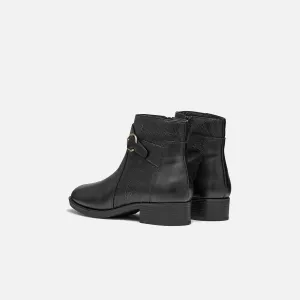 Black women's ankle boots Geox Felicity - Women's