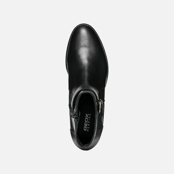 Black women's ankle boots Geox Felicity - Women's