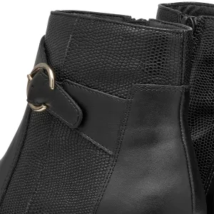 Black women's ankle boots Geox Felicity - Women's