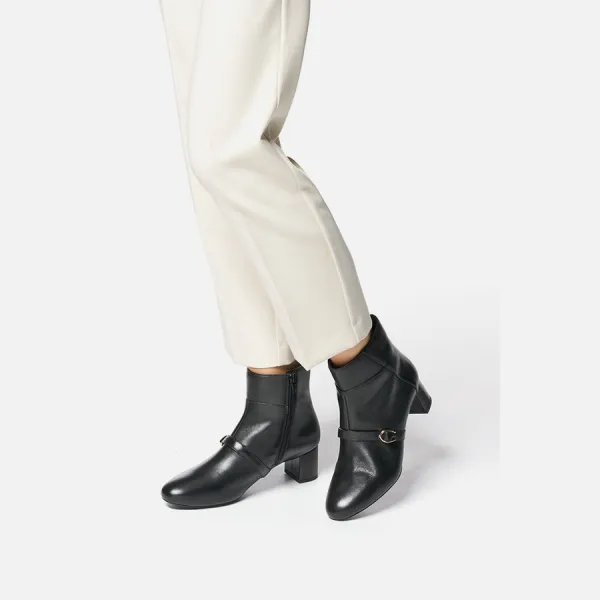 Black women's ankle boots Geox Pheby 50 - Women's