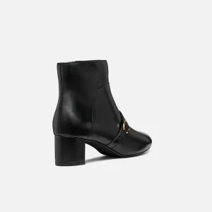 Black women's ankle boots Geox Pheby 50 - Women's