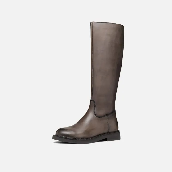 Beige women's boots Geox Serilda - Women's