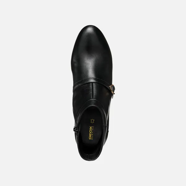 Black women's ankle boots Geox Pheby 50 - Women's