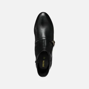 Black women's ankle boots Geox Pheby 50 - Women's