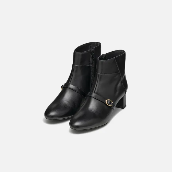 Black women's ankle boots Geox Pheby 50 - Women's