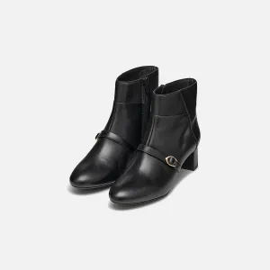 Black women's ankle boots Geox Pheby 50 - Women's