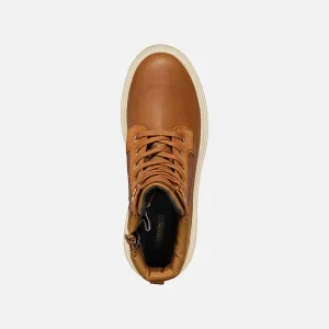 Brown women's ankle boots Geox Lamide+Grip ABX - Women's