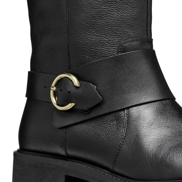 Black Women's Geox Hoara Boots - Women's