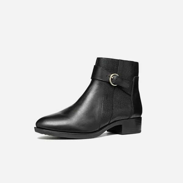 Black women's ankle boots Geox Felicity - Women's