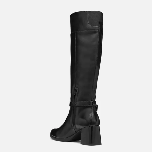Black women's boots Geox Walk Pleasure 55 - Women's