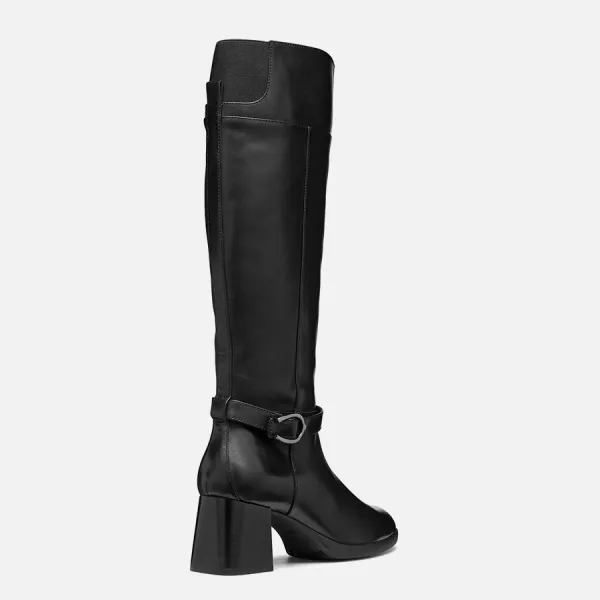 Black women's boots Geox Walk Pleasure 55 - Women's