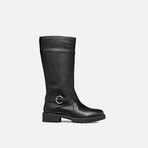 Black Women's Geox Hoara Boots - Women's