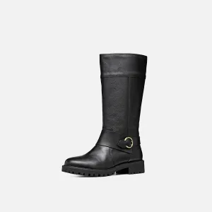 Black Women's Geox Hoara Boots - Women's
