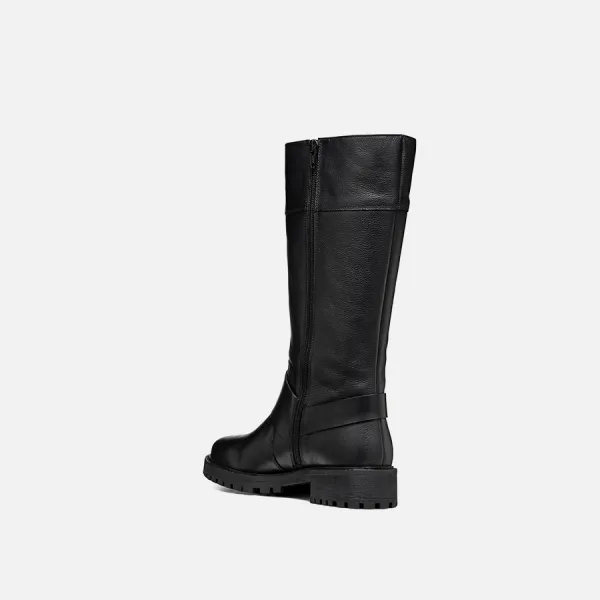Black Women's Geox Hoara Boots - Women's
