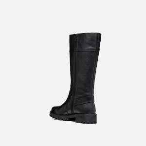 Black Women's Geox Hoara Boots - Women's