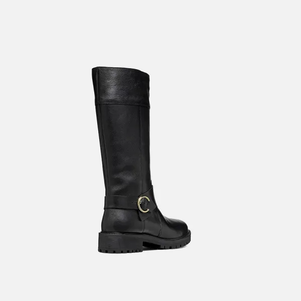 Black Women's Geox Hoara Boots - Women's