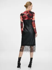 Black Women's Leatherette Midi Dress ORSAY - Women's