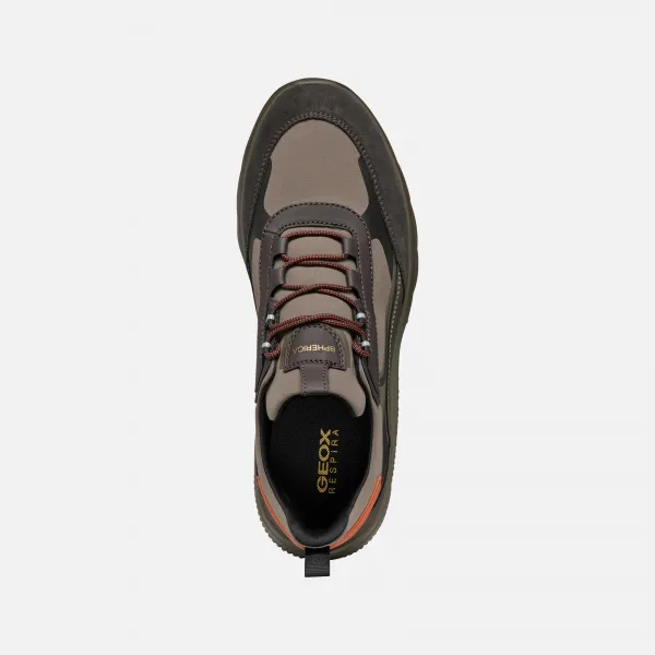 Geox U SPHERICA ACTIF Pánska voľnočasová obuv, khaki, veľkosť