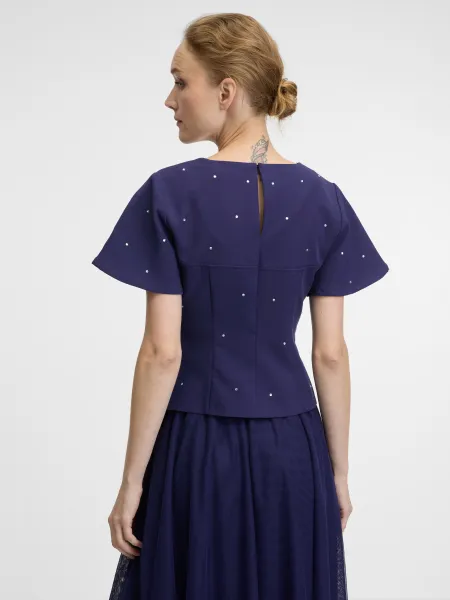 Dark blue women's blouse ORSAY - Women's