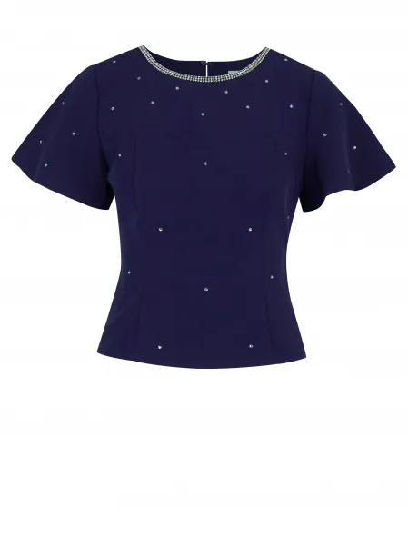 Dark blue women's blouse ORSAY - Women's