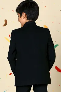 K3001 DEWBERRY BOYS' COAT-BLACK