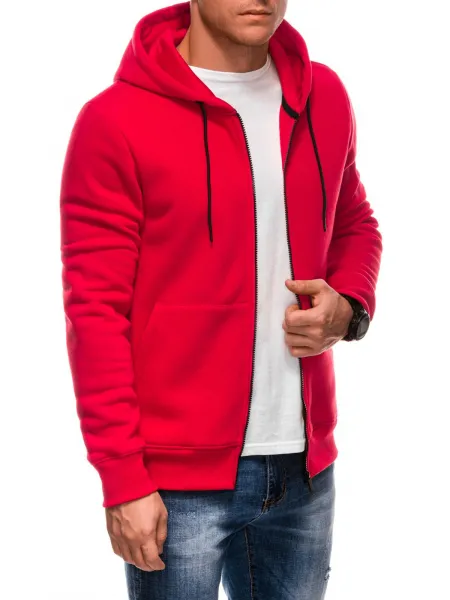 Pánsky sveter EDOTI Sweatshirt EM-SSBZ-0101 V-4 red