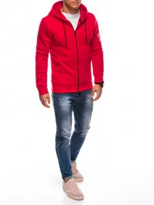 Pánsky sveter EDOTI Sweatshirt EM-SSBZ-0101 V-4 red