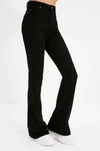 10913 Dewberry High Waist Women Jeans-BLACK