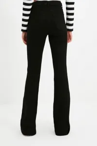 10913 Dewberry High Waist Women Jeans-BLACK