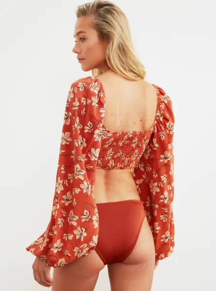 Dámsky Crop Top Trendyol Floral