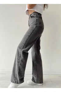 17413 Dewberry Loose Women Jeans-SMOKED