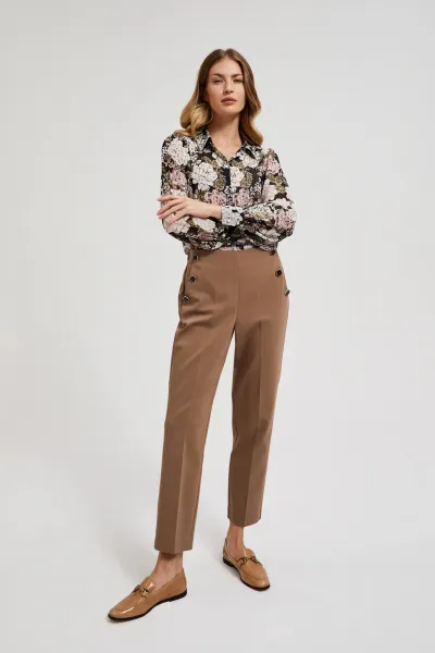 Marisse Women's Trousers Z-Sp-4524 Brown