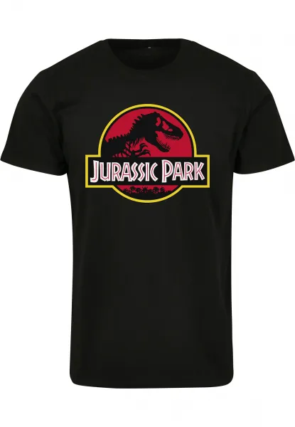 Čierne tričko s logom Jurský park