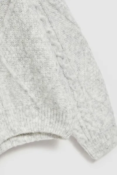 Marisse Gray V-Neck Sweater
