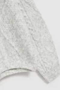 Marisse Gray V-Neck Sweater